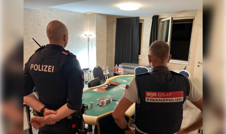Poker-Razzia in Wien: Finanzpolizei räumt Privatwohnung aus