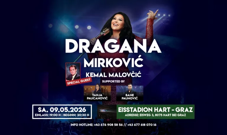 Dragana Mirković & Friends in Graz: Balkan-Stars gemeinsam auf einer Bühne