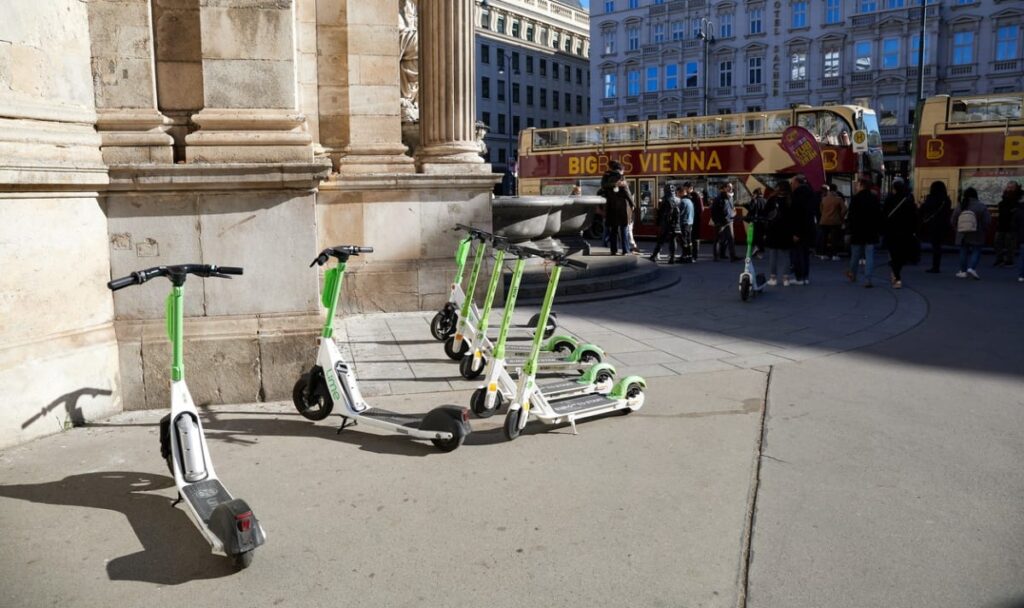 Neue Sperrzonen in Wien: Leih-E-Scooter funktionieren hier nicht mehr