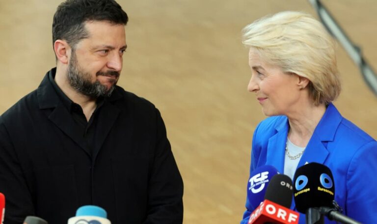 EU-Gipfel mit Selenskyj: Russland-Sanktionen bleiben bis Kriegsende